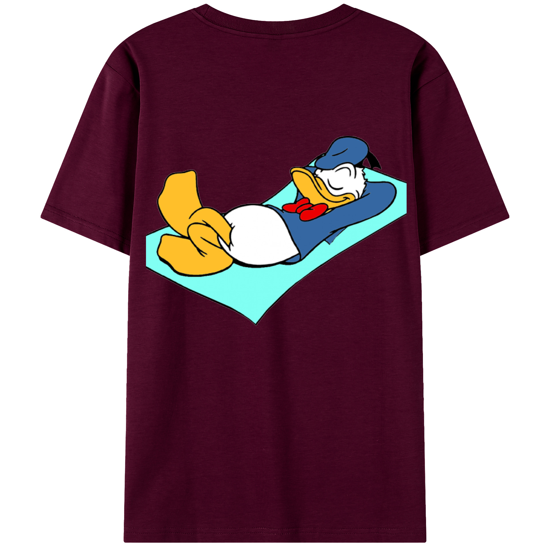 （画像用） ミッキーマウス Mickey Mouse レディース半袖Tシャツ(バックプリント)